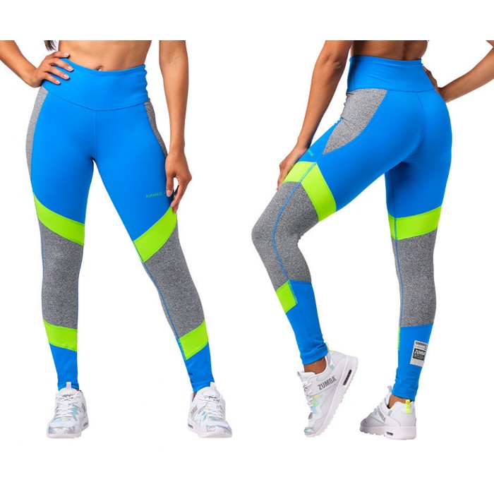 Zumba Happy Panel High Waisted Ankle Leggings