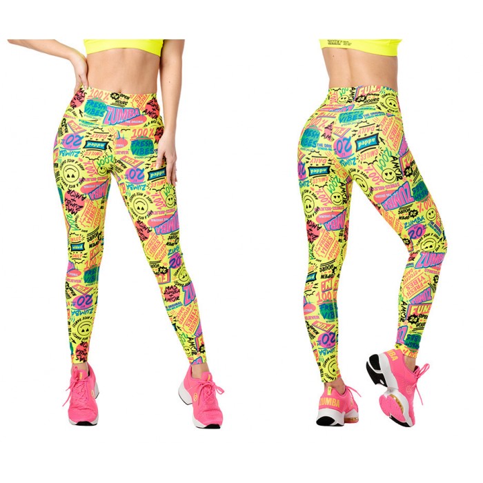 Zumba Fresh Vibes High Waisted Ankle Leggings