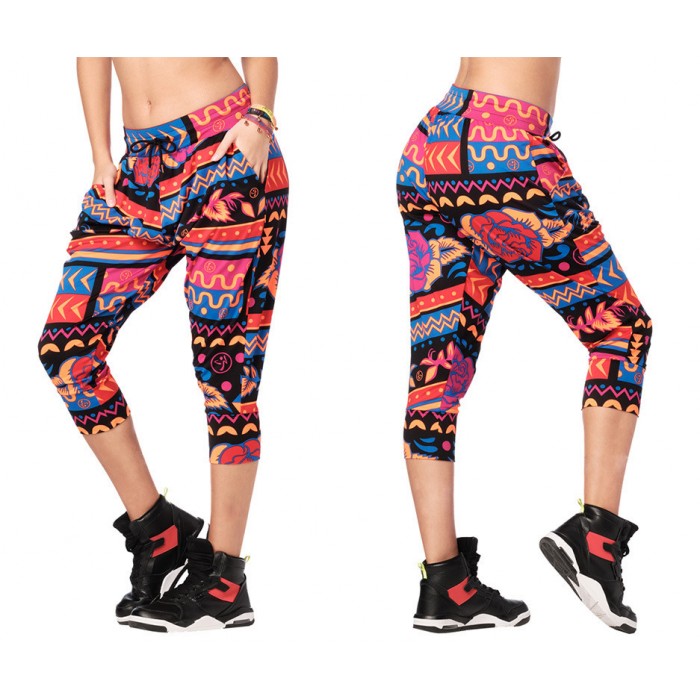 Штаны Z Dance Tribe Capri Harem Pants Red