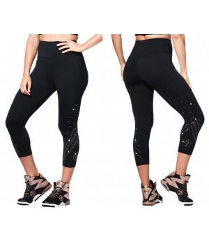 Леггинсы Z Shine Crop Leggings With Swarovski Crystals