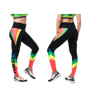 Zumba Team Talk High Waisted Ankle Leggings