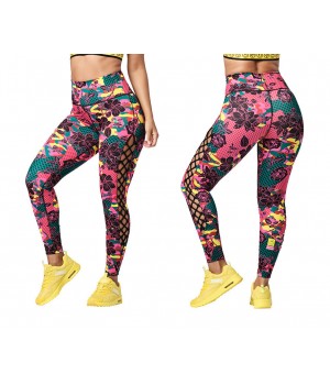 Spread Z Love High Waisted Laced Up Leggings  Ruby