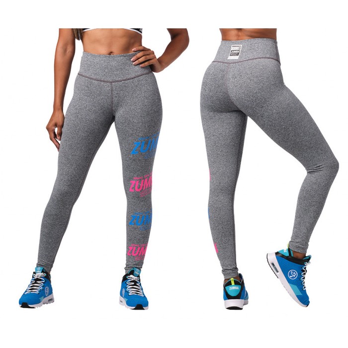 Zumba Happy High Waisted Ankle Leggings