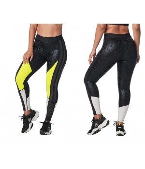 Zumba Color Blocked Ankle Leggings