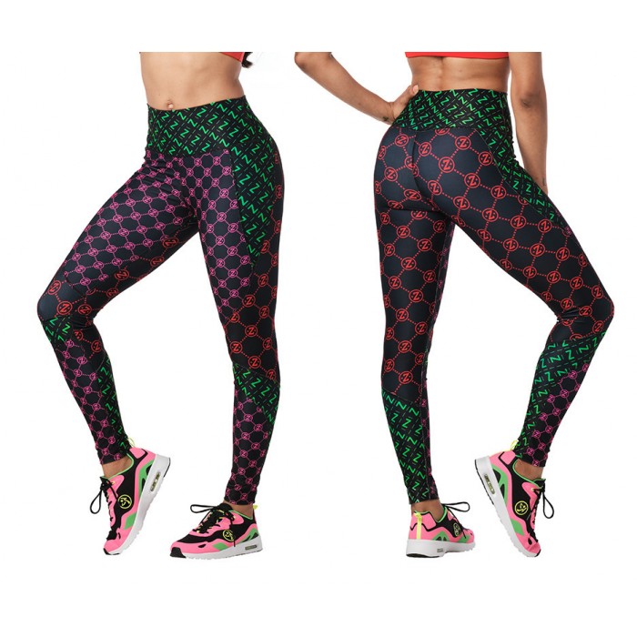 Zumba Style Panel Ankle Leggings