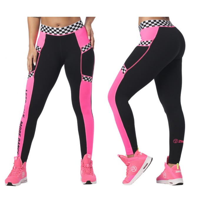 Less Talk More Dance Printed Ankle Leggings