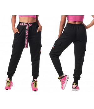 Bright Bold Zumba Cargo Sweatpants