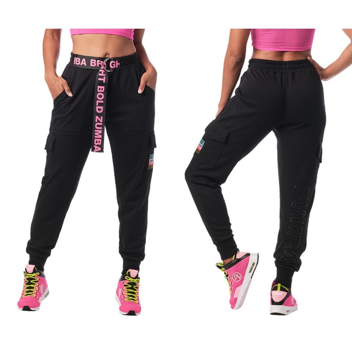 Bright Bold Zumba Cargo Sweatpants