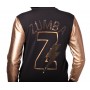 Z Bomber Jacket With Swarovski Crystals