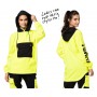 Bright Bold Zumba Half Zip Hoodie