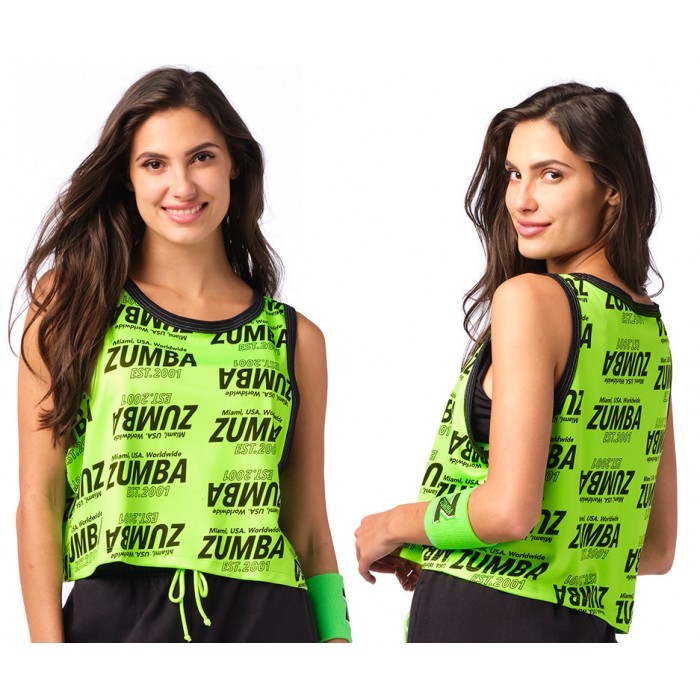 Zumba Jersey Crop Tank