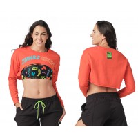 Zumba EST. 01 Long Sleeve Crop Top