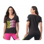 Zumba Color V-Neck Top