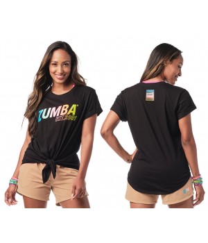 Zumba EST. 2001 Tie Front Top