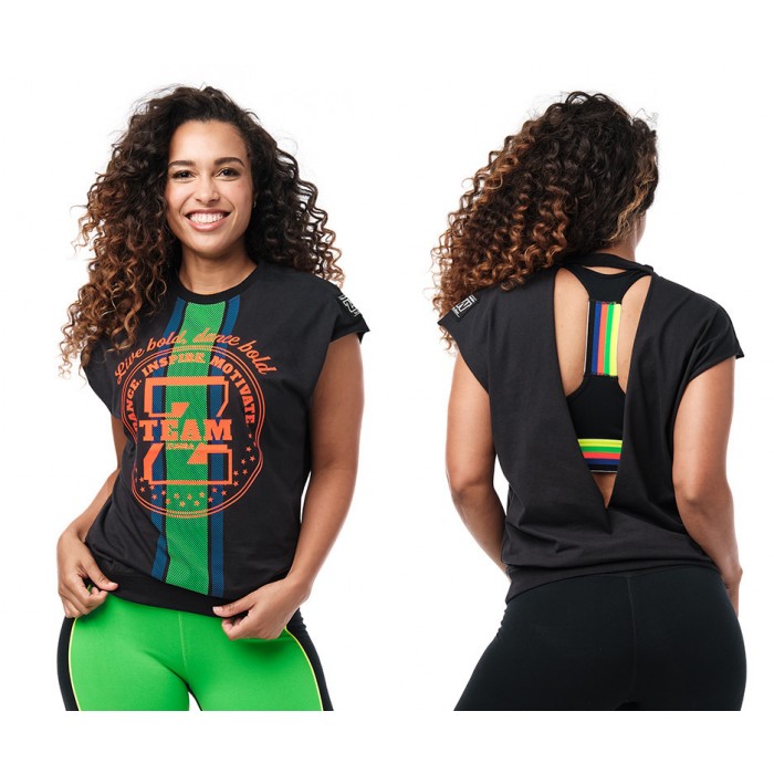 Team Zumba Open Back Top