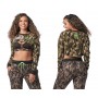 Zumba EST. 01 Long Sleeve Crop Top