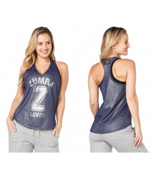 футболка Z LOVER METALLIC MESH TANK