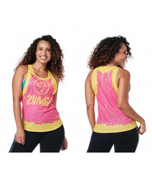 Z Glow Mesh Tank