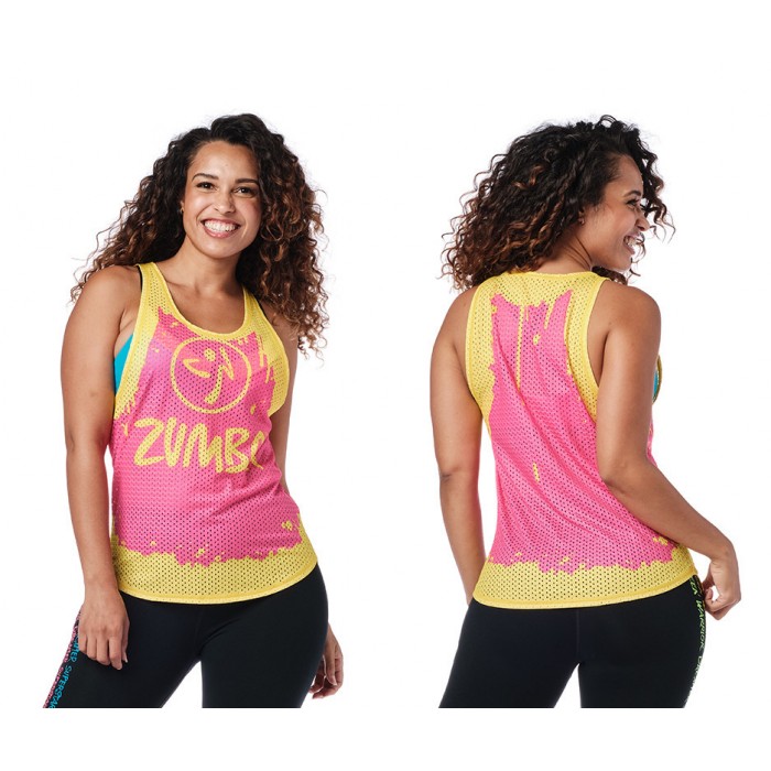 Z Glow Mesh Tank