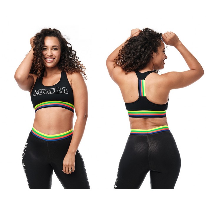 Zumba Team Talk Scoop Bra