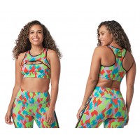 Zumba Fuego Keyhole Bra